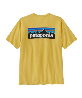 Patagonia T-Shirt P-6 Logo Responsibili milled yellow