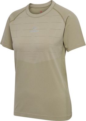 Newline Damen T-Shirt & Top Nwlpace Seamless Tee Woman Silver Sage-L