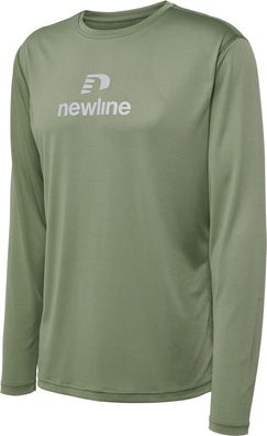 Newline T-Shirt & Top Nwlbeat Ls Tee Deep Lichen Green-XXL