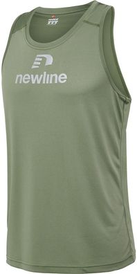 Newline T-Shirt & Top Nwlbeat Singlet Deep Lichen Green-XXL