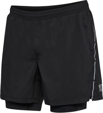 Newline Shorts Nwlfast 2In1 Zip Pocket Shorts Black-XXL