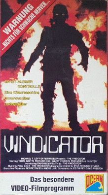 Vindicator - VHS Video Kassette - Horror Spielfilm