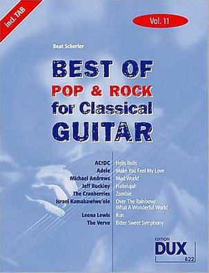 Best Of Pop & Rock for Classical Guitar 11. Besetzung: Gitarre, Beat Scherl ...