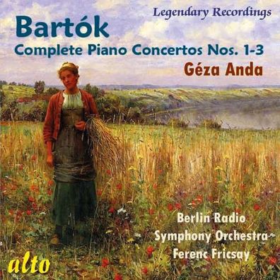 Bela Bartok (1881-1945): Klavierkonzerte Nr.1-3 - Alto - (CD / K)