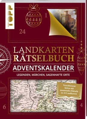 Landkarten R?tselbuch Adventskalender. Legenden, M?rchen, sagenhafte Orte, ...
