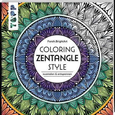 Coloring Zentangle-Style, Farah Brightart