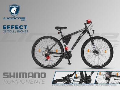 Licorne Bike Effect Premium Mountainbike in 26, 27,5 und 29 Zoll - Fahrrad, Herrenrad