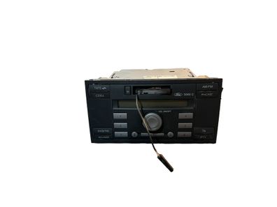 Autoradio Radio Auto 5000C Kassette Mit Code 4M5T18K876AE Ford Focus II 2 04-10