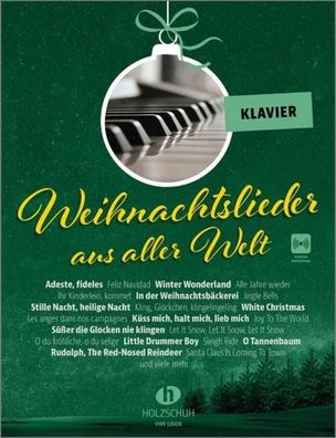 Weihnachtslieder aus aller Welt - Klavier, Uwe Sieblitz
