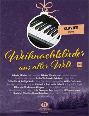 Weihnachtslieder aus aller Welt - Klavier leicht, Uwe Sieblitz