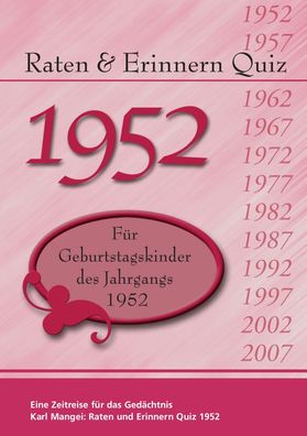Raten & Erinnern Quiz 1952, Karl Mangei