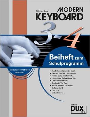 Modern Keyboard, Beiheft 3-4, G?nter Loy