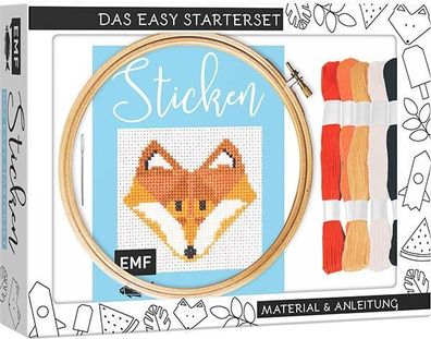 Sticken - das Easy Starterset f?r dekorative Kreuzstichmotive, Jennifer Dar ...