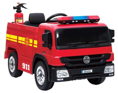 Feuerwehrauto Kinderauto Kinderfeuerwehrauto Elektroauto 12V 10Ah