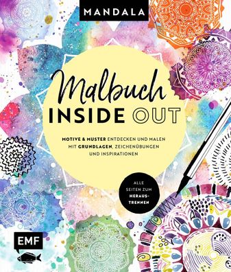 Malbuch Inside Out: Watercolor Mandala,
