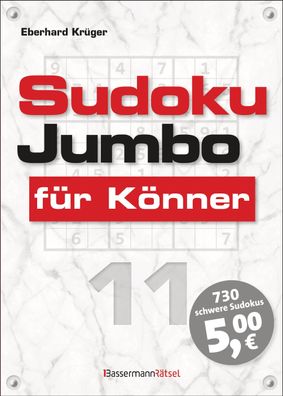 Sudokujumbo f?r K?nner 11, Eberhard Kr?ger
