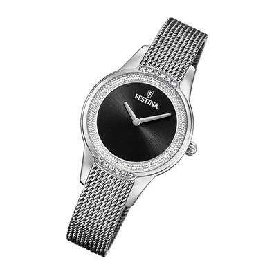 Festina Edelstahl Damen Uhr F20494/3 Armbanduhr silber Mademoiselle UF20494/3