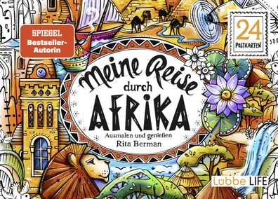 Meine Reise durch Afrika - 24 Postkarten, Rita Berman