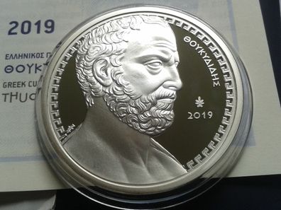 Original 10 euro 2019 PP Griechenland Thukydides 34,1g Sterlingsilber - nur 1200 St.