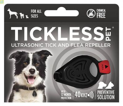 TickLess PET Ultraschallgerät - Farbe: Schwarz