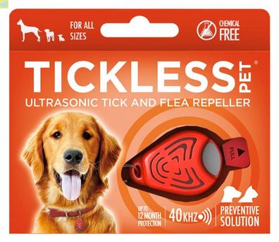 TickLess PET Ultraschallgerät - Farbe: Orange