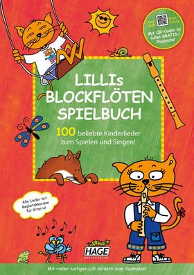 Lillis Blockfl?ten Spielbuch mit QR-Code zum Download, Helmut Hage