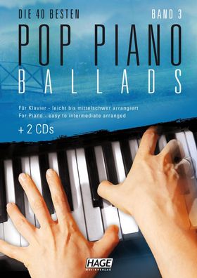 Pop Piano Ballads 3 mit 2 CDs, Helmut Hage
