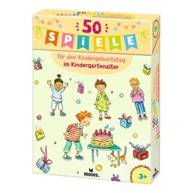 50 Spiele für den Kindergeburtstag im Kindergartenalter - deutsch