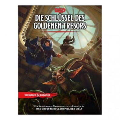 D&D - RPG Abenteuer Die Schlüssel des Goldenen Tresors - deutsch