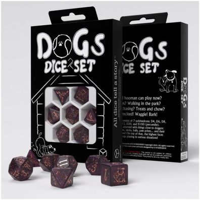 DOGS Dice Set - Luna (7) - englisch