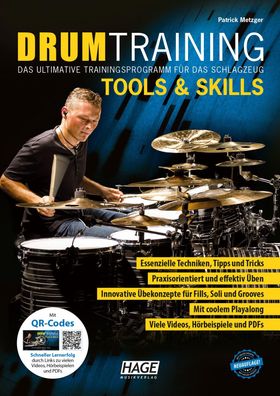 Drum Training Tools & Skills (mit Daten-DVD), Patrick Metzger