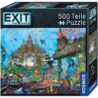 EXIT - Puzzle - Der Schlüssel von Atlantis - 500 Teile - deutsch