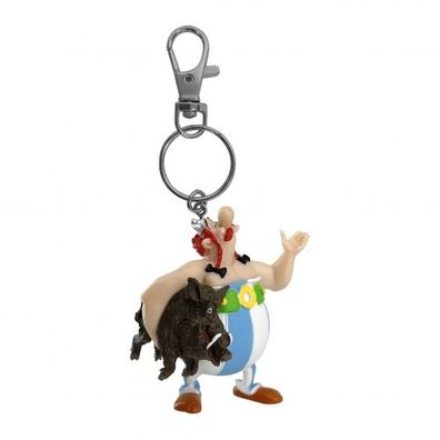 Obelix mit Wildschwein - Schlüsselanhänger
