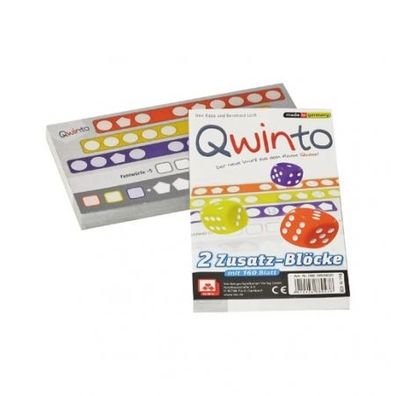 Qwinto - Ersatzblöcke (2 Stück) - deutsch