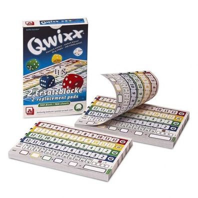 Qwixx - Natureline Ersatzblöcke (2 Stück) - deutsch