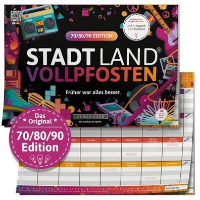 STADT LAND Vollpfosten - 70-80-90 Edition - Früher war alles besser (DinA4-Format) -