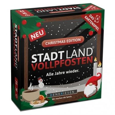 STADT LAND Vollpfosten - Das Kartenspiel - Christmas Edition - Alle Jahre wieder - de