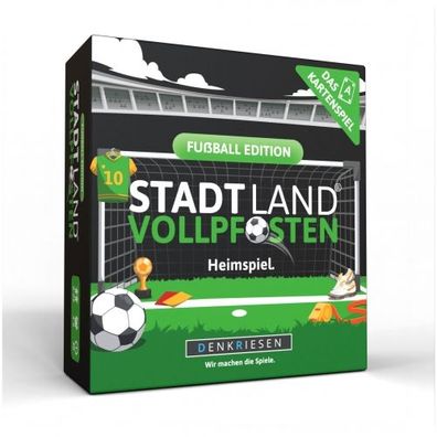STADT LAND Vollpfosten - Das Kartenspiel - FUßBALL Edition - Heimspiel. - deutsch
