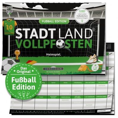 STADT LAND Vollpfosten - FUßBALL Edition - Heimspiel(DinA4-Format) - deutsch
