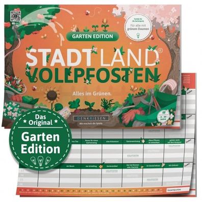 STADT LAND Vollpfosten - GARTEN Edition - Alles im Grünen. (DinA4-Format) - deutsch
