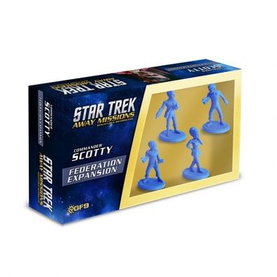 Star Trek Away - Classic Federation Team 2 - Scotty, Sulu, Uhura, Leslie- Expansion -