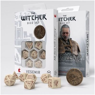The Witcher Dice Set - Vesemir - The Old Wolf (7) - englisch