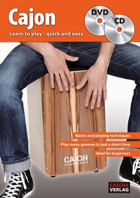 Cajon: Learn to play - quick and easy + CD + DVD,