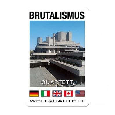 Brutalismus - Betonbauten - Quartett - deutsch