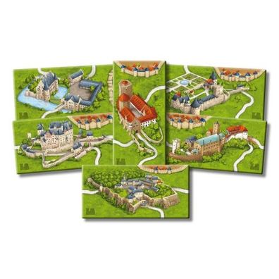 Carcassonne - Burgen in Deutschland (neue Edition) - (Mini-Erweiterung) - DE/ EN