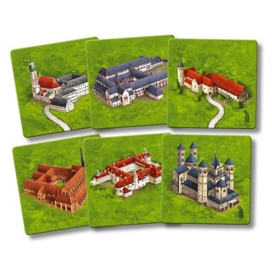 Carcassonne - Klöster in Deutschland (neue Edition) - (Mini-Erweiterung) - DE/ EN
