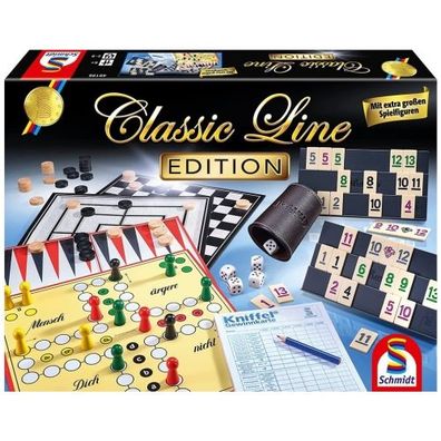 Classic Line Edition (Spielesammlung) mit großen Spielsteinen