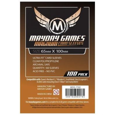 Magnum Copper Sleeves 7 Wonders (100 Stück) 65x100mm - 7102 - Kartenhüllen