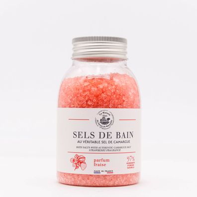 Badesalz Flasche 300g - Erdbeere