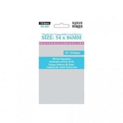 North Sea Compatible Card Sleeve (110 Stück) 54x86mm - 8821 - Kartenhüllen